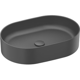 Раковина-чаша Ravak Ceramic 550 O Slim 55 см XJX0D155000, чёрный матовый - фото 