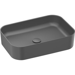 Раковина-чаша Ravak Ceramic 550 R Slim 55 см XJX0D155001, чёрный матовый - фото 