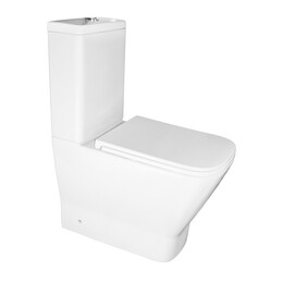 Унитаз-компакт безободковый Azario Joy AZ-2168-UQ3 с крышкой микролифт (система смыва Торнадо) - фото 