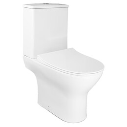 Унитаз-компакт безободковый Azario Mist AZ-45 с тонкой крышкой микролифт - фото 