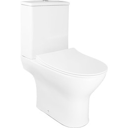 Унитаз-компакт безободковый Azario Mist AZ-45 с тонкой крышкой микролифт - фото 