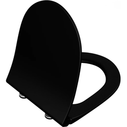 Сиденье с крышкой для унитаза Vitra Sento микролифт 120-483-009 чёрный матовый - фото 