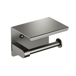 Держатель для туалетной бумаги Aquatek Европа AQ4939BGM, цвет чёрный хром шлифованный - фото 