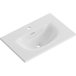 Тумба подвесная с раковиной BelBagno 60 см MARINO-CER-MINI-600-2C-SO-RR-P, rovere rustico - фото 