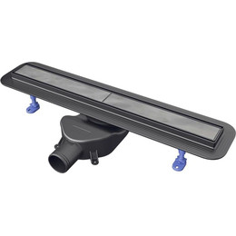 Трап Royal Thermo Compact Line Basic 80 см RT_1583528 (под плитку), Цвет производителя: чёрный, Размер трапа: 800 - фото 