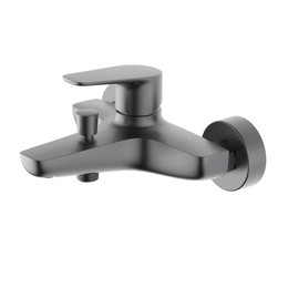 Смеситель для ванны Aquatek Бетта AQ1140BGM, чёрный хром шлифованный, Цвет производителя: чёрный хром шлифованный - фото 