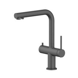 Смеситель для кухни Aquatek Европа AQ1385BGM, чёрный хром шлифованный, Цвет производителя: чёрный хром шлифованный - фото 