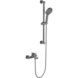 Смеситель для ванны Aquatek Лугано AQ1748BGM (с душевым гарнитуром) оружейная сталь - фото 