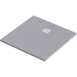 Каменный поддон Bas Essentia 100x100 см, графит (квадратный) - фото 