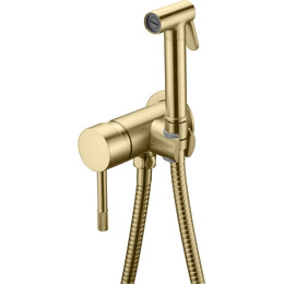Набор для гигиенического душа Boheme Uno 467-MG (со скрытой частью) matt gold, Цвет производителя: matt gold - фото 