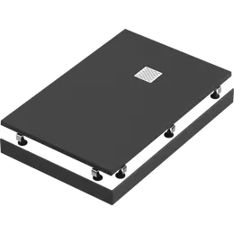 Панель для душевого поддона Bas Essentia 120x90 см, чёрный - фото 