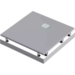 Панель для душевого поддона Bas Essentia 90x90 см, графит - фото 