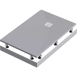 Панель для душевого поддона Bas Essentia 120x90 см, графит - фото 