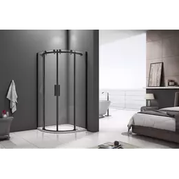 Душевое ограждение Bas Galaxy R-TD-90-C-B 90x90 см, чёрный/прозрачное - фото 