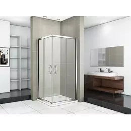 Душевое ограждение Bas Infinity CR-120-90-C-CH 120x90 см, хром/прозрачное - фото 