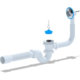 Сифон для ванны АНИ пласт E155 - фото 