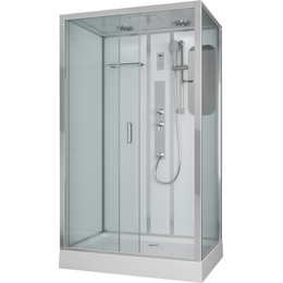 Гидробокс Niagara 120x80 см 60120114GQL, хром/прозрачное - фото 