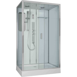 Гидробокс Niagara 120x80 см 60120114GQR, хром/прозрачное - фото 