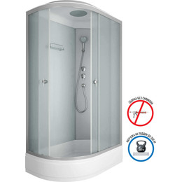 Душевая кабина Niagara 120x80 см E120/80/26R/MT, хром/матовое - фото 