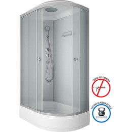 Душевая кабина Niagara 120x80 см E120/80/26L/MT, хром/матовое - фото 