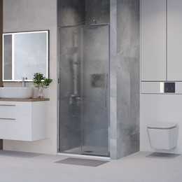 Душевая дверь Niagara Nova 110 см NG-65-11CH, хром/шиншилла - фото 