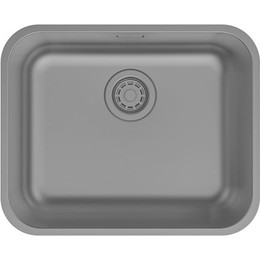 Кухонная мойка Iddis Mate MAT53GMi77, графит матовый - фото 