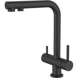Смеситель для кухни Iddis Umbra UMBBLPFi05, чёрный матовый, Цвет производителя: чёрный матовый - фото 