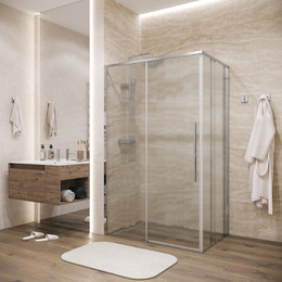 Душевое ограждение Grossman Galaxy 100x70 см 120.K33.01.1070.10.02, хром/шиншилла - фото 