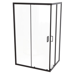 Душевое ограждение Taliente 120x80 см TA-08120-1CB, чёрный/прозрачное - фото 