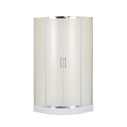 Душевое ограждение Taliente 90x90 см TA-09091-1MP, хром/рифленое - фото 