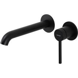 Смеситель для раковины настенный Gappo G06-6 G1206-6, чёрный, Цвет производителя: чёрный - фото 