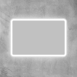Зеркало BelBagno SPC-MAR-900-600-LED-BTN 90 см - фото 