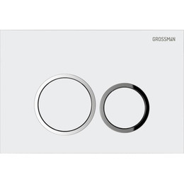 Кнопка смыва Grossman Galaxy 700.K31.01.000.000, белый глянцевый - фото 