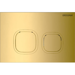 Кнопка смыва Grossman Cosmo 700.K31.02.300.300, золото глянцевое - фото 