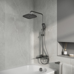 Душевая стойка Grossman Pragma 500.K35.03.420, графит, Цвет производителя: графит - фото 