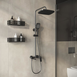 Душевая стойка Grossman Advans 500.K35.09.420, графит, Цвет производителя: графит - фото 