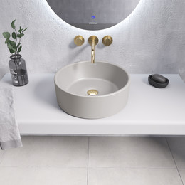 Раковина-чаша Grossman Color 41 см GR-3013GLM, серый матовый - фото 