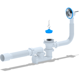 Сифон для ванны Ани Пласт E255 - фото 