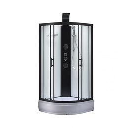 Гидробокс Taliente 100x100 см TA-100CB, чёрный/прозрачное - фото 