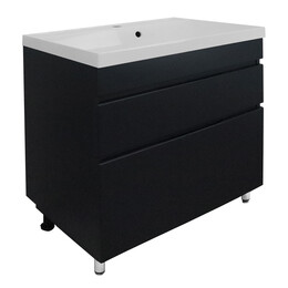 Тумба напольная с раковиной Azario Эстима 70/2Н 70 см CS00094595, графит - фото 