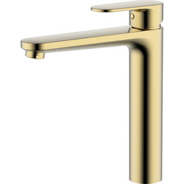 Смеситель для раковины высокий Aquatek Ника AQ1804BG, золото - фото 