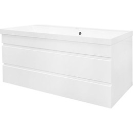 Тумба подвесная с раковиной Azario Эстима 100/2 100 см CS00094585 - фото 
