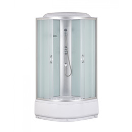 Душевая кабина Taliente 90x90 см TA-9090M, хром/матовое - фото 