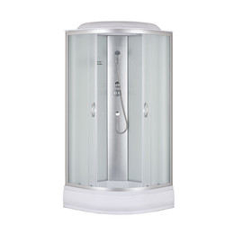 Душевая кабина Taliente 90x90 см TA-9091M, хром/матовое - фото 