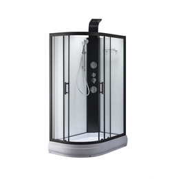 Гидробокс Taliente 120x80 см TA-128CB(R), чёрный/прозрачное - фото 