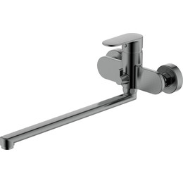 Смеситель для ванны Aquatek Ника AQ1842BGM, оружейная сталь - фото 