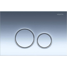 Кнопка смыва Aquatek PNS-0000012, хром глянцевый - фото 