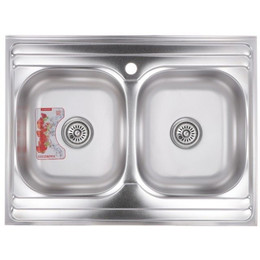 Кухонная мойка Zerix 0,8 мм Z8060B-08-180E - фото 