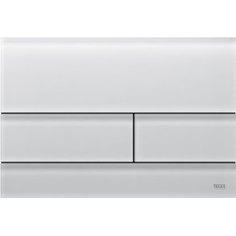 Кнопка смыва TECEsquare II 9240824, белое стекло - фото 