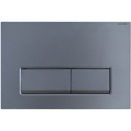 Кнопка смыва Azario AZ-015.08, оружейная сталь матовая - фото 